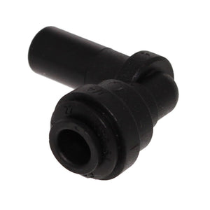 John Guest 3/8" Stem x 1/4" Tube Polypropylene Plug In Elbow - Black