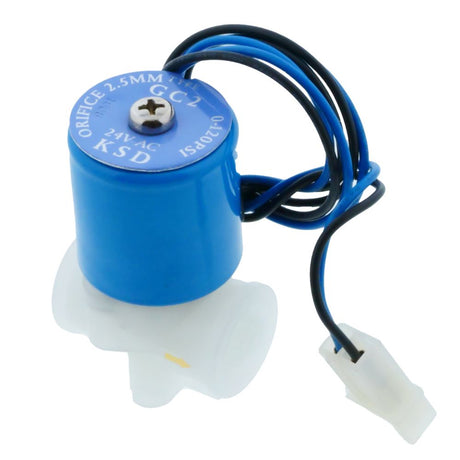 Electronic Shut-off Solenoid Valve with QC fittings 24VAC