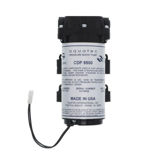Aquatec CDP 8800 Pressure Boost Pump 8852-2P01-V421 160 PSI Bypass, 3/8 JG, 24 VAC