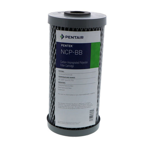Pentek 155398-43 NCP-BB Carbon Impregnated Non-Cellulose Pleated 10 mic Filter