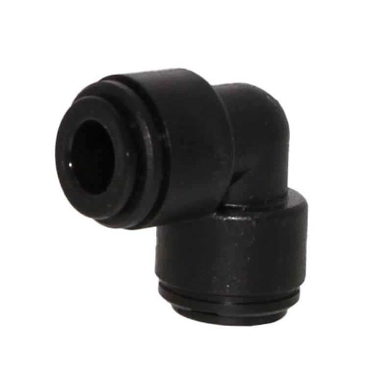 John Guest Union Elbow BLACK ACETAL - 8mm