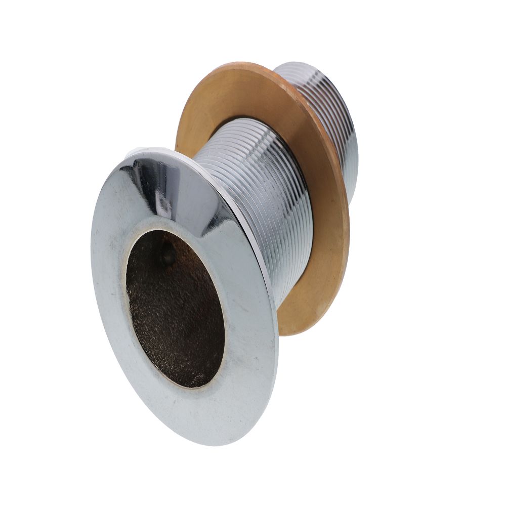 Watts Marine Chrome Plated Thru-Hull Assembly With Nut - 1-1/2" NPSM