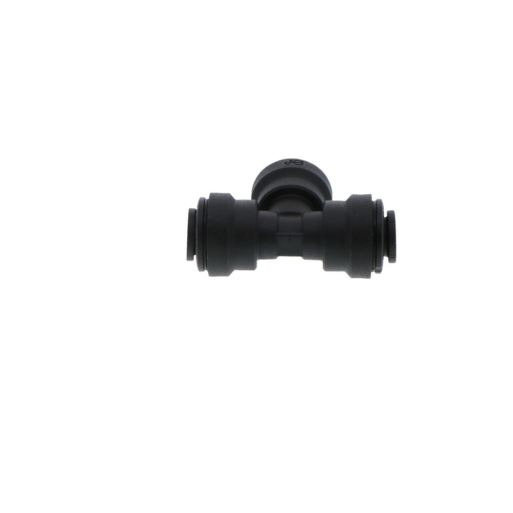 John Guest Union Tee Black Polypropylene - 1/4