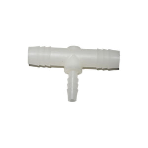 THERMOBARB® Natural Nylon Barbed Tee | 1/4" x 1/2" x 1/2" Hose Barb