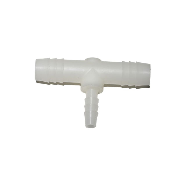 THERMOBARB® Natural Nylon Barbed Tee | 1/4" x 1/2" x 1/2" Hose Barb