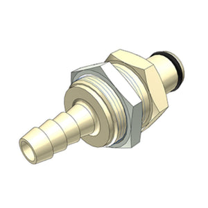 PLC4200412 In-Line Hose Barb Coupling Insert 1/4 ID Barb