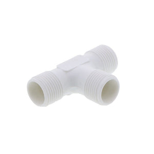 JACO 70-6-P Polypropylene Union Tee 3/8 OD Tube x 3/8 OD Tube x 3/8 OD Tube - Single
