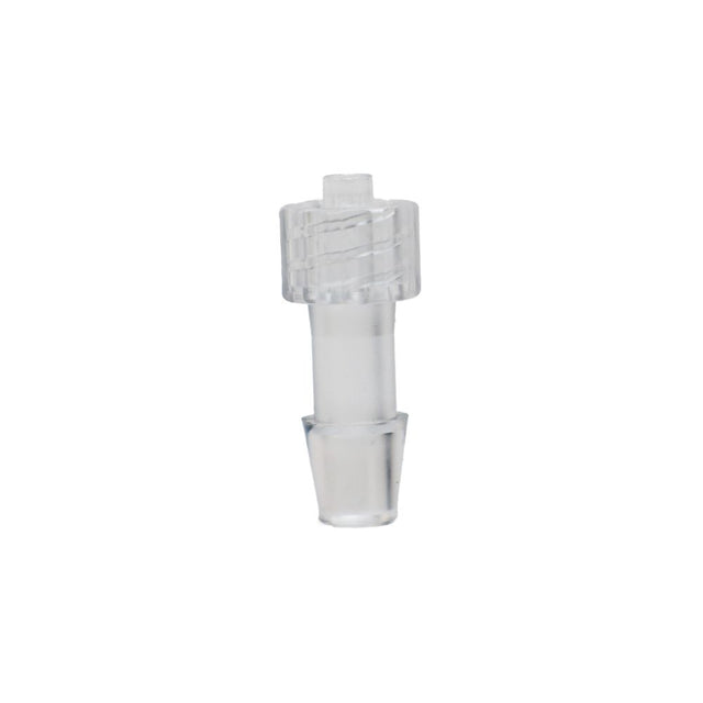 LinkTech Male Luer Integral Lock Ring to 300 Series Barb, 1/4" [6.4 mm] ID Tubing,