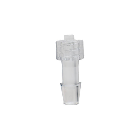LinkTech Male Luer Integral Lock Ring to 300 Series Barb, 1/4" [6.4 mm] ID Tubing,