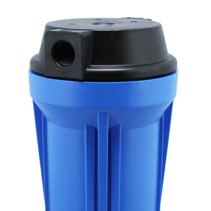 5" Neo-Pure SlimLine Filter Housing Black/Blue 3/8" No Pressure Relief