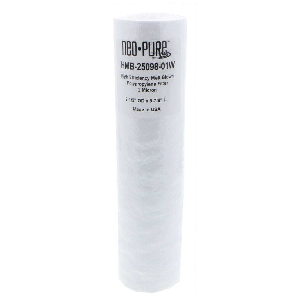 Neo-Pure HMB-25098-01W 9-7/8" High Efficiency Meltblown Filter 1 micron