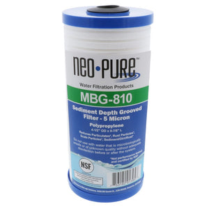 Pentair 10" BB Graded Density Polypropylene Sediment Filter 75/25 mic