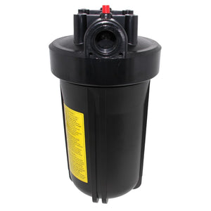 10" Neo-Pure Big Flow Filter Housing Black Cap/Black Sump with Pressure Relief 1"