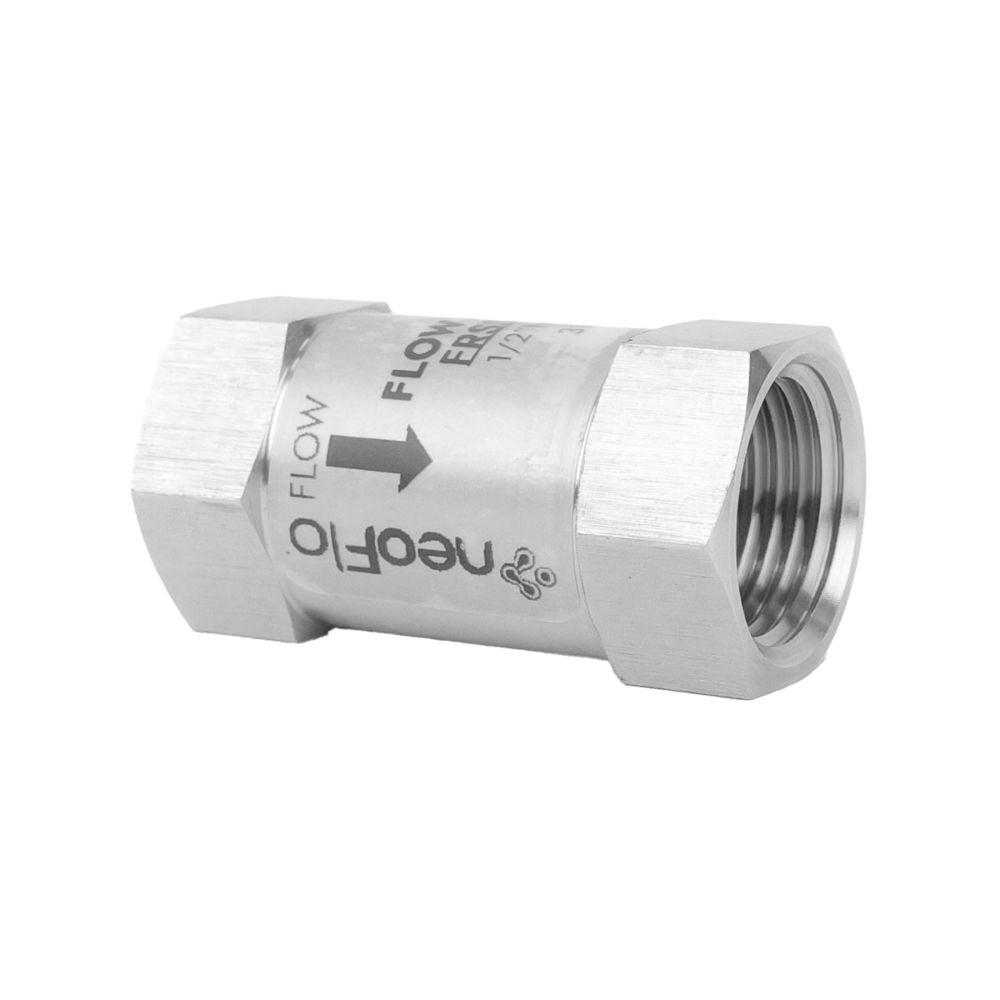 Neo-Pure Stainless Steel  Flow Control 1.5 GPM 316L SS 1/2" FPT x FPT