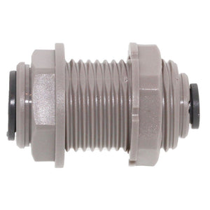 John Guest Bulkhead Union - 1/4 x 1/4
