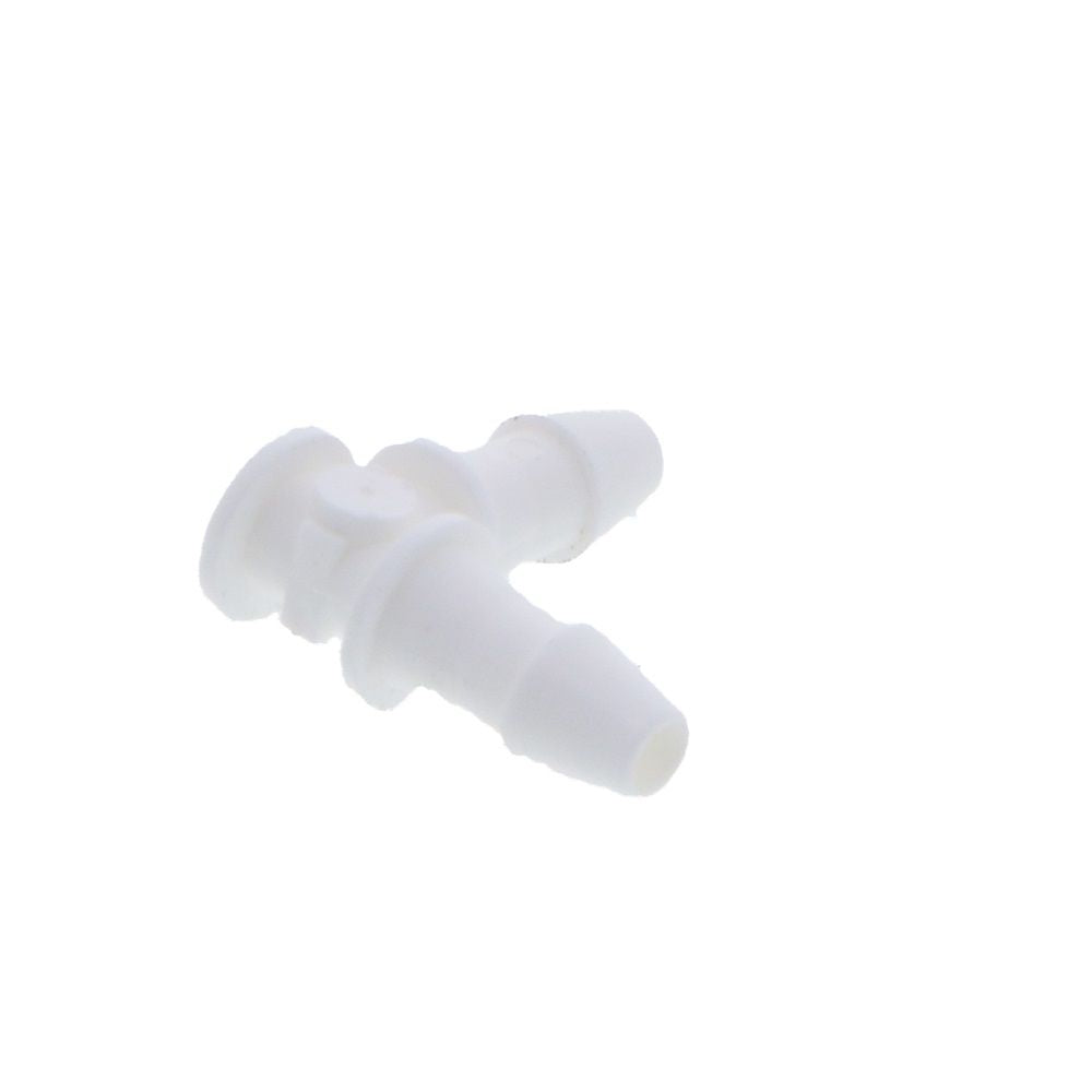 Barbed Union Elbow White Polypropylene - 1/8 ID x 1/8 ID