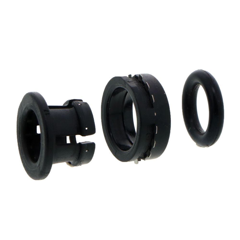John Guest Plastic Half Cartridge - 8mm Black Single EPDM O-ring
