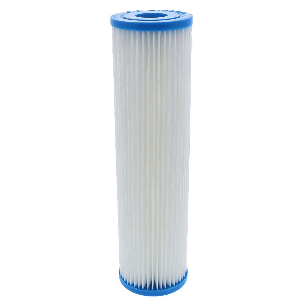 9-3/4" x 2-3/4" Flow-Max Pleated Poly - 0.35 mic