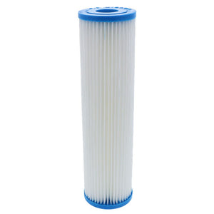 9-3/4" x 2-3/4" Flow-Max Pleated Poly - 0.35 mic