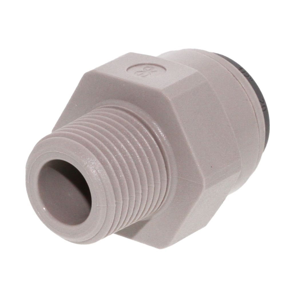 John Guest Male Connector NPTF - 1/2 x 1/2  NPTF