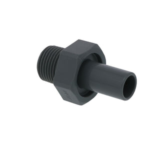 John Guest Stem Adapter BSPT - 3/8 x 1/4  BSPT