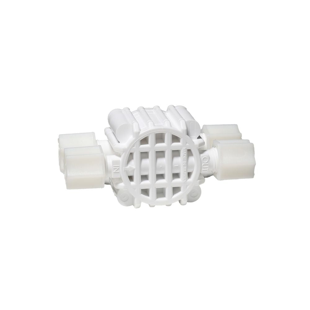 Automatic Shut Off Valve 4 Way 1/4 JACO White