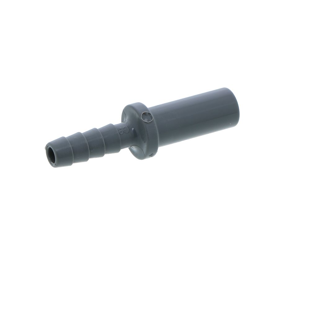 John Guest Stem Barb Connector  - 3/8 OD Stem x 1/4 ID Barb