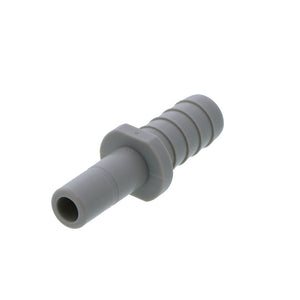 DMfit Stem Barb Straight Connector - 5/16 OD Stem x 3/8 ID Barb