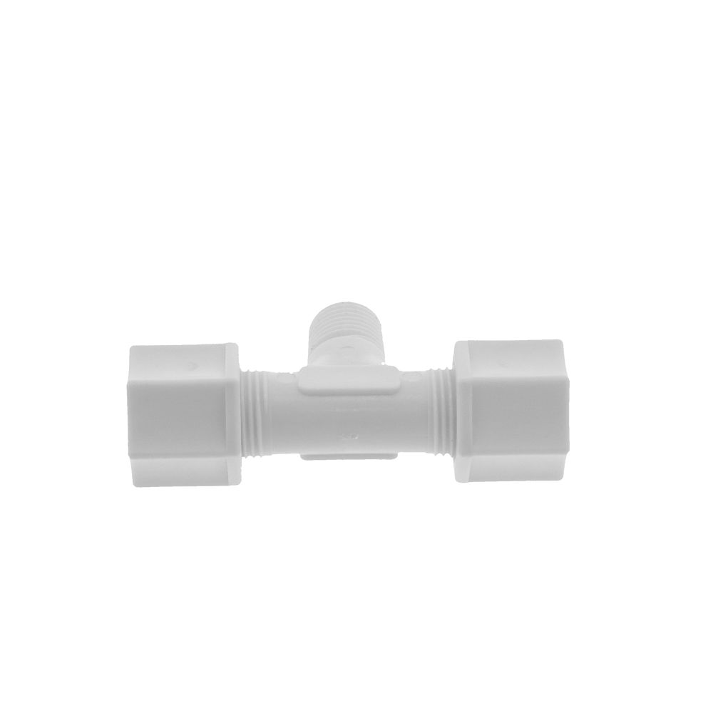 JACO 60-6-4-P-PG Polypropylene Male Branch Tee 3/8 OD Tube x 1/4 MPT