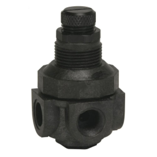 Watts P60 Series Miniature Plastic Water Pressure Regulator - 4 Way - 1/4" FNPT 0-60 psi - Viton Seal