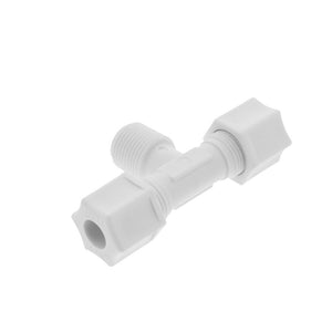 JACO 60-6-6-P-O Polypropylene Male Branch Tee 3/8 OD Tube x 3/8 MPT