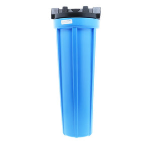 Watts FH8000BL34PR 20" Standard Filter Housing Black/Blue w/ PR - 3/4" FPT