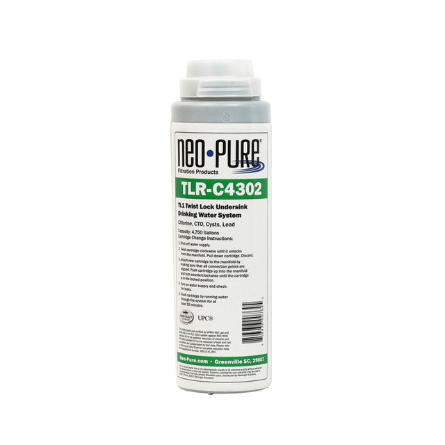 Neo-Pure Twist Lock Replacement Filter Cartridge for TL1-C302