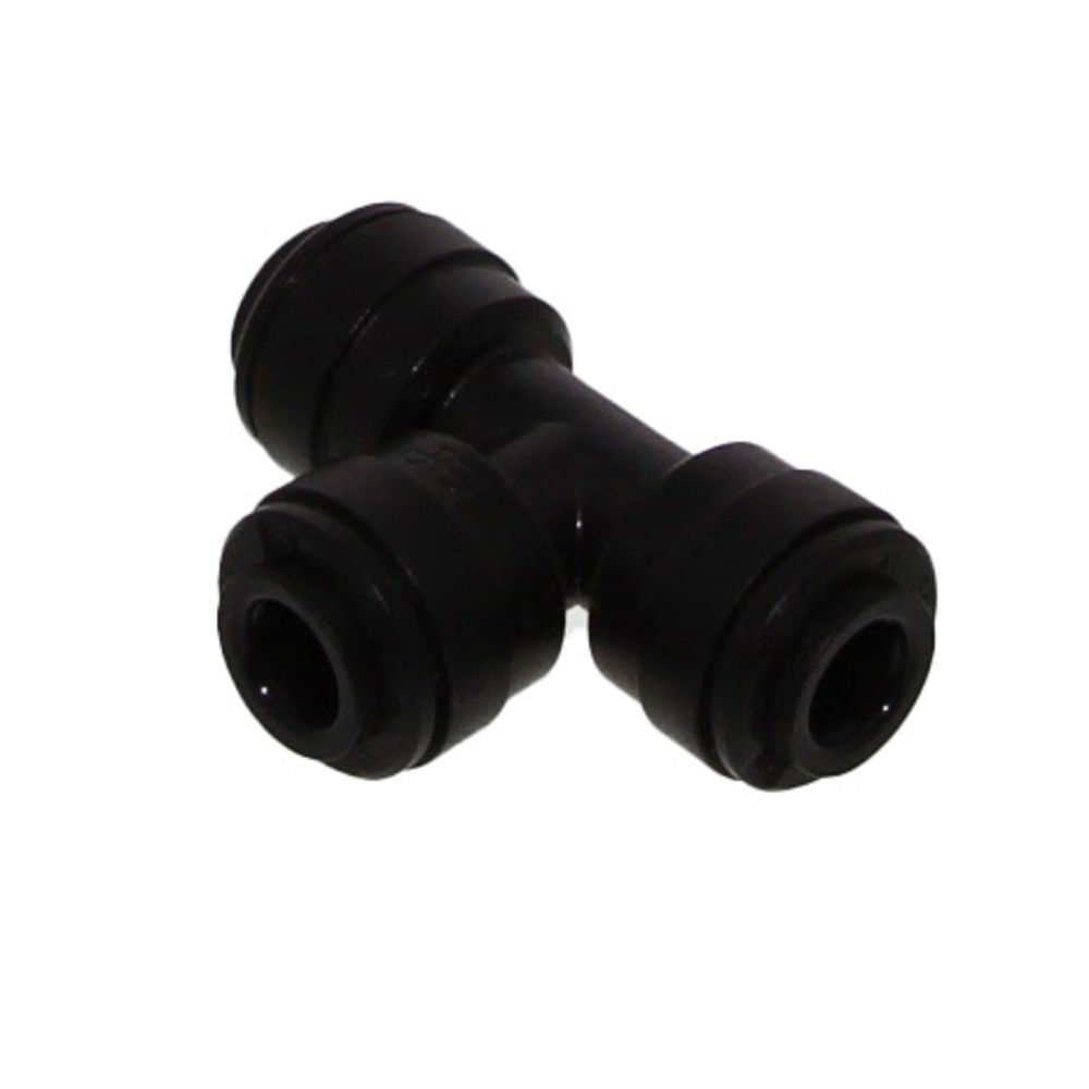 John Guest Union Tee BLACK ACETAL - 18mm