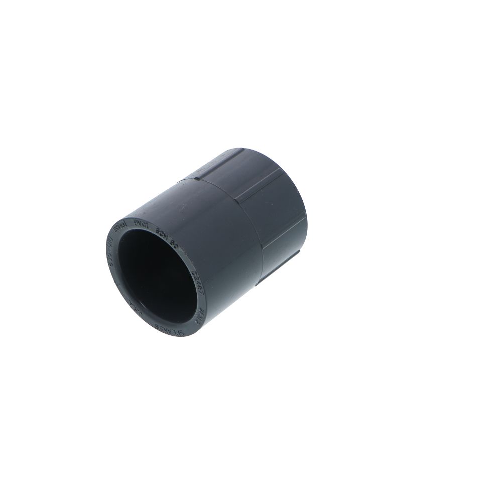 Schedule 80 PVC Coupling 1-1/2" Socket