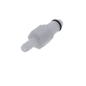 Colder APCD22004 NSF Valved In-Line Hose Barb Coupling Insert 1/4 ID Barb [42600]