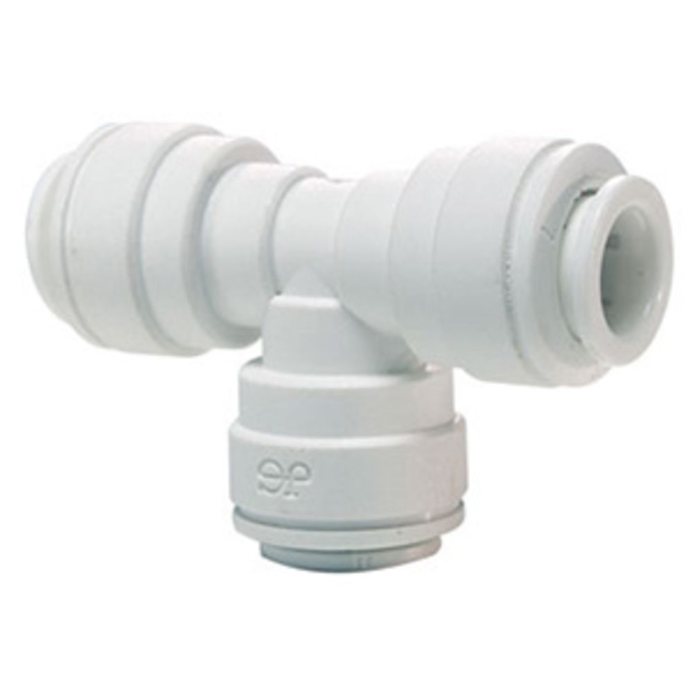 John Guest Reducing Tee Polypro - 1/2 x 1/2 x 3/8 Branch