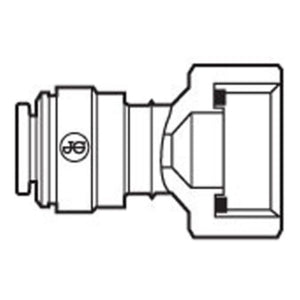 John Guest Tap Adaptor BSP Thread - 1/4" x 3/4" BSP Flat End
