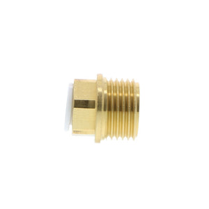 John Guest Brass Male Connector BSP - 10mm x 1/2 BSP