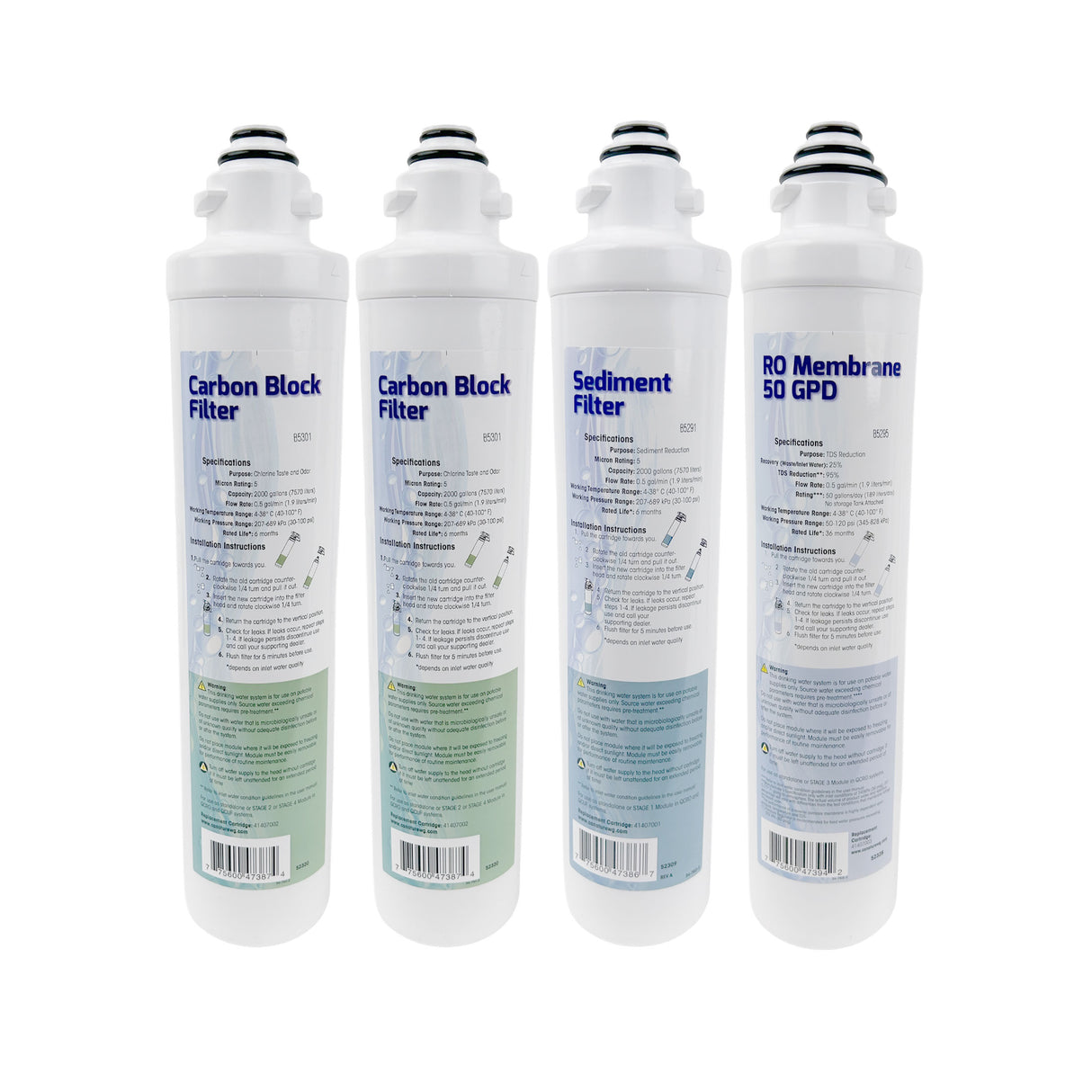 Aqua Flo 41407011 Annual Filter Replacement Kit for QCRO