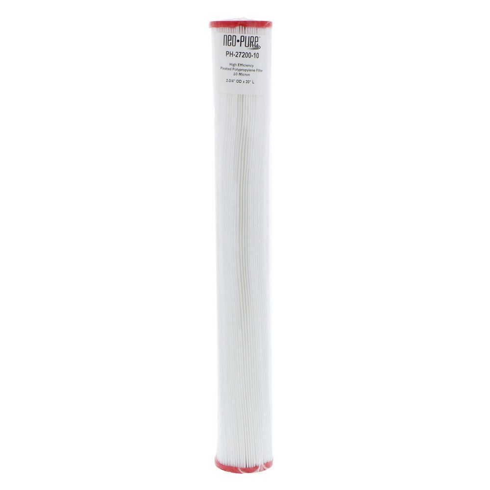 Neo-Pure PH-27200-10 20" High Efficiency Pleated Filter 10 micron