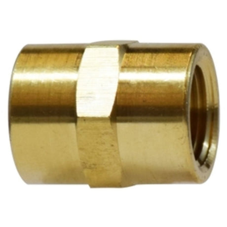 Brass 3/8" FIP Brass Coupling