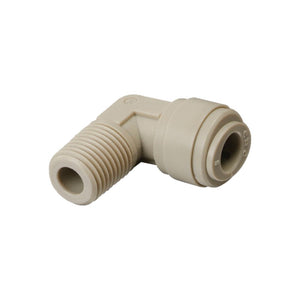 NeoFit - Acetal Gray Male Elbow 8mm [5/16"] tube x 3/8"NPTF