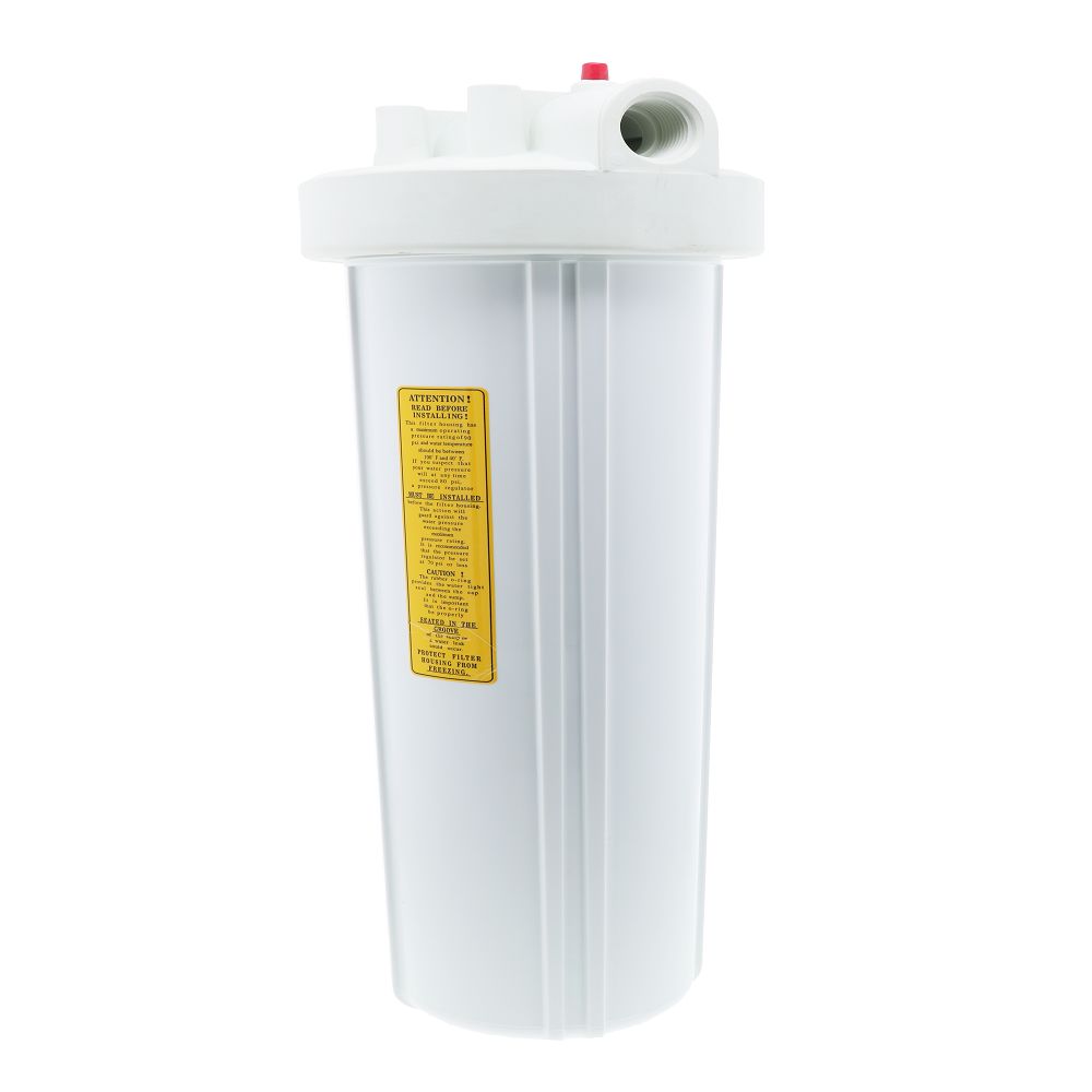 Watts Flowmatic 20" Full Flow Water Filter Housing White/White w/ PR