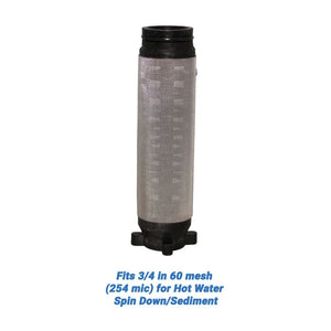 Rusco/Vu-Flow Hot Water Filter Screens for Spin-Down/Sediment Filters