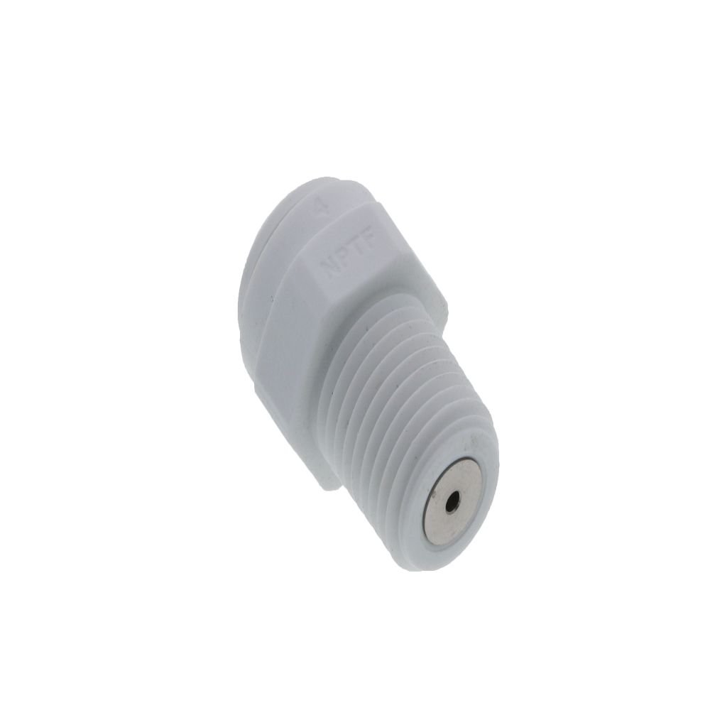 Male Straight Check Valve Stainless Steel - 1/4" Push-in x 1/4" MPT