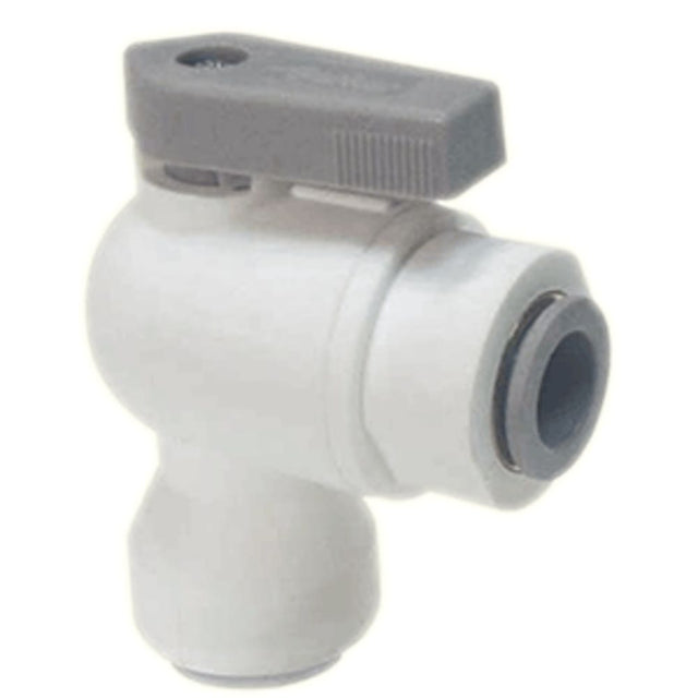 Parker LIQUIfit Elbow Union Ball Valve - 3/8 QC x 3/8 QC