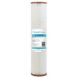 Neo-Pure PS-45200-01 20" BB High Efficiency Pleated Filter 1 micron