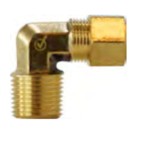 Brass Compression Male Elbow 3/8 Compression x 3/8 MPT – Fresh