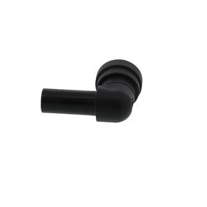 John Guest Stem Elbow Connector Black Polypropylene - 1/2 Stem x 1/2